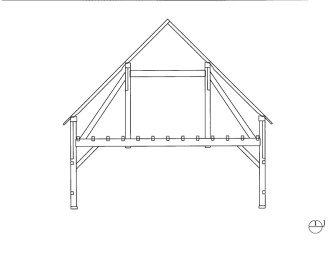 26x36_QueenpostTrussClearspan_Bent2or3